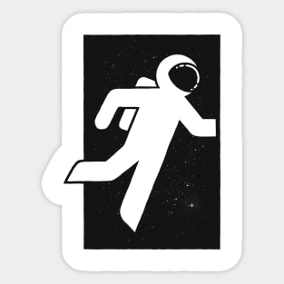 Space exit Sticker